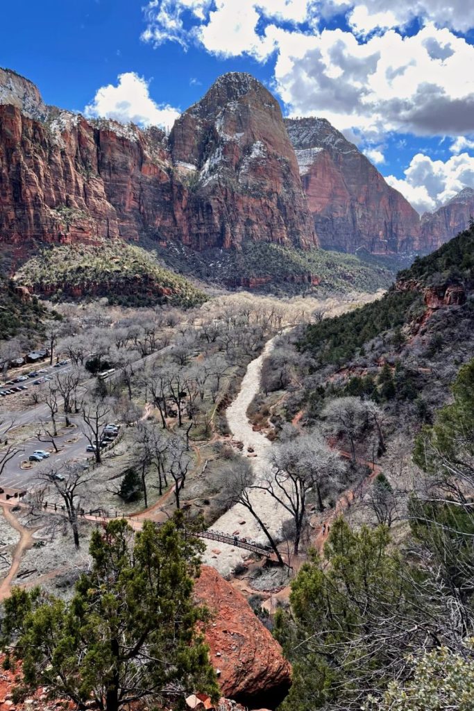 zion national park winter vally