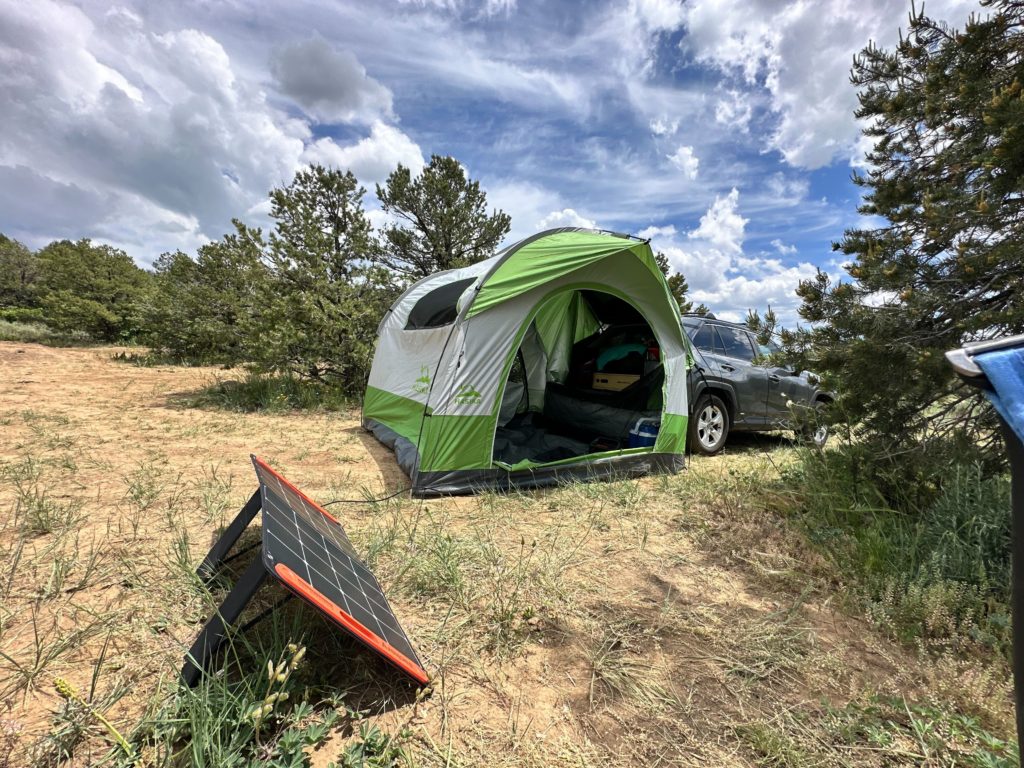 RAV4 camping setup