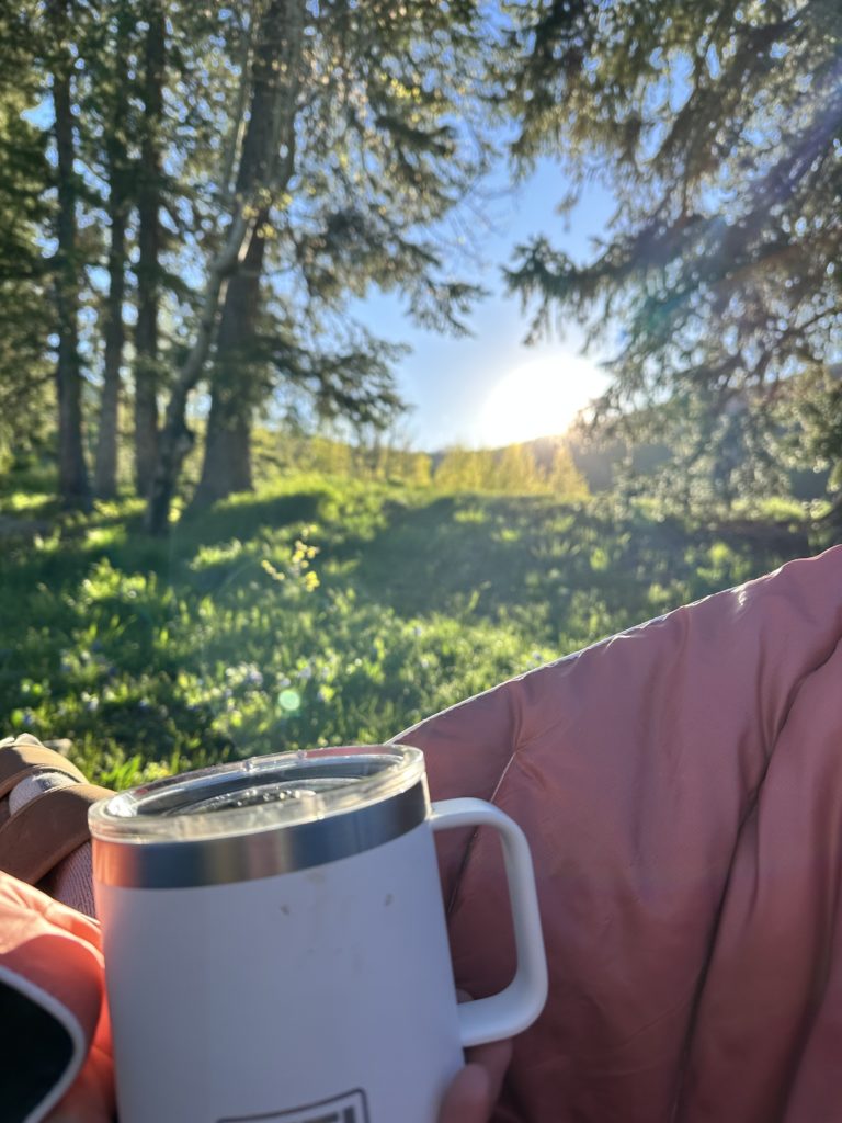 coffee while camping
