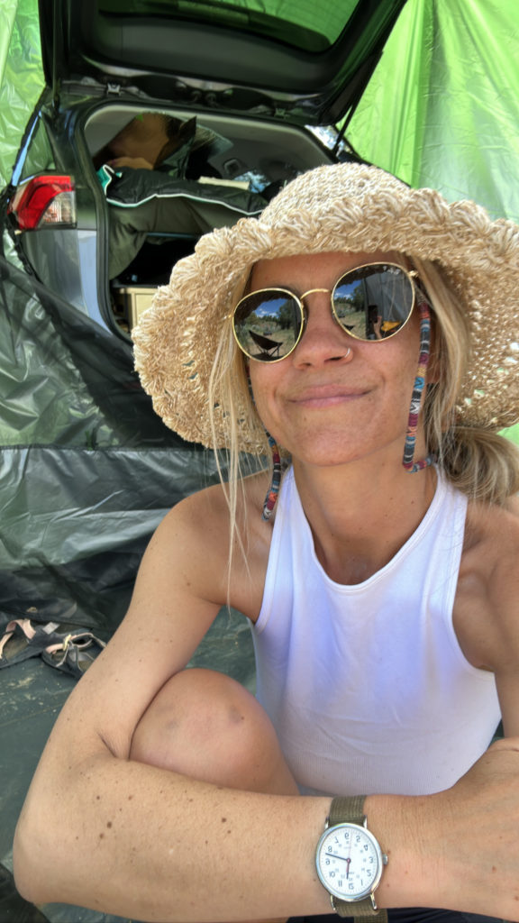 camping alone as a woman