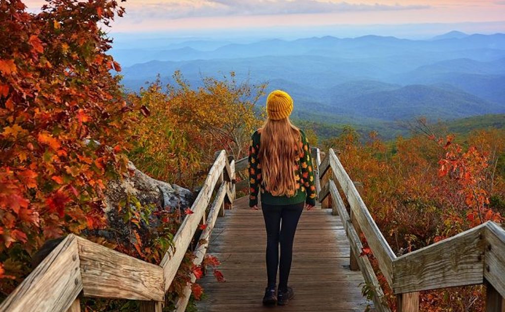 Rough Ridge Overlook, Blue Ridge Mountains